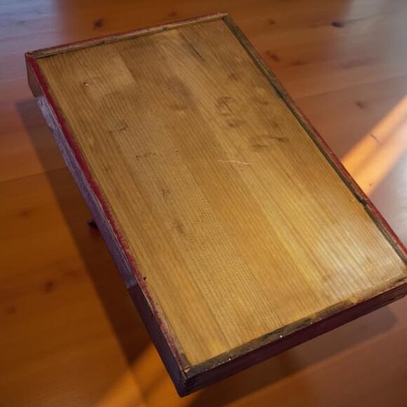 Rustic Flatware Tray, Old Wood Drawer Insert 13.5 in – Primitive Kitchen Organiz - Picture 9 of 10